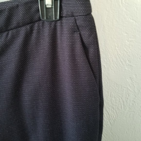 H&M Navy and White Trousers Size 8 - Picture 2 of 8